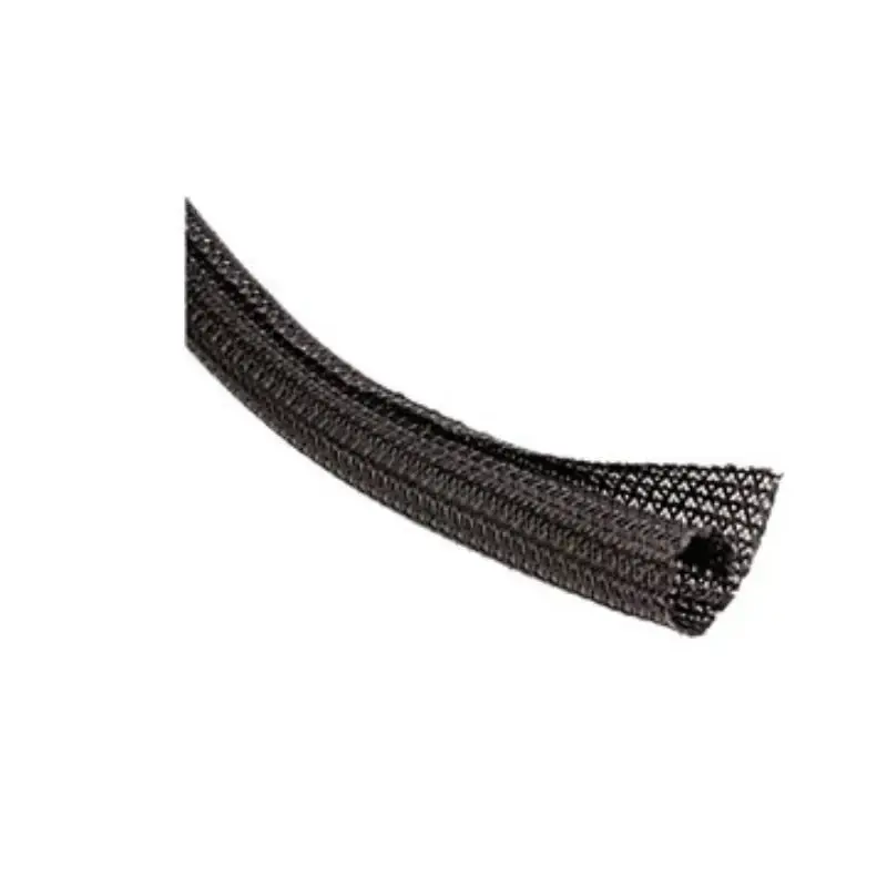 Andymark F6 Flexible 1/2In. Self-Wrap Split Braided Sleeving, 10Ft Section 1