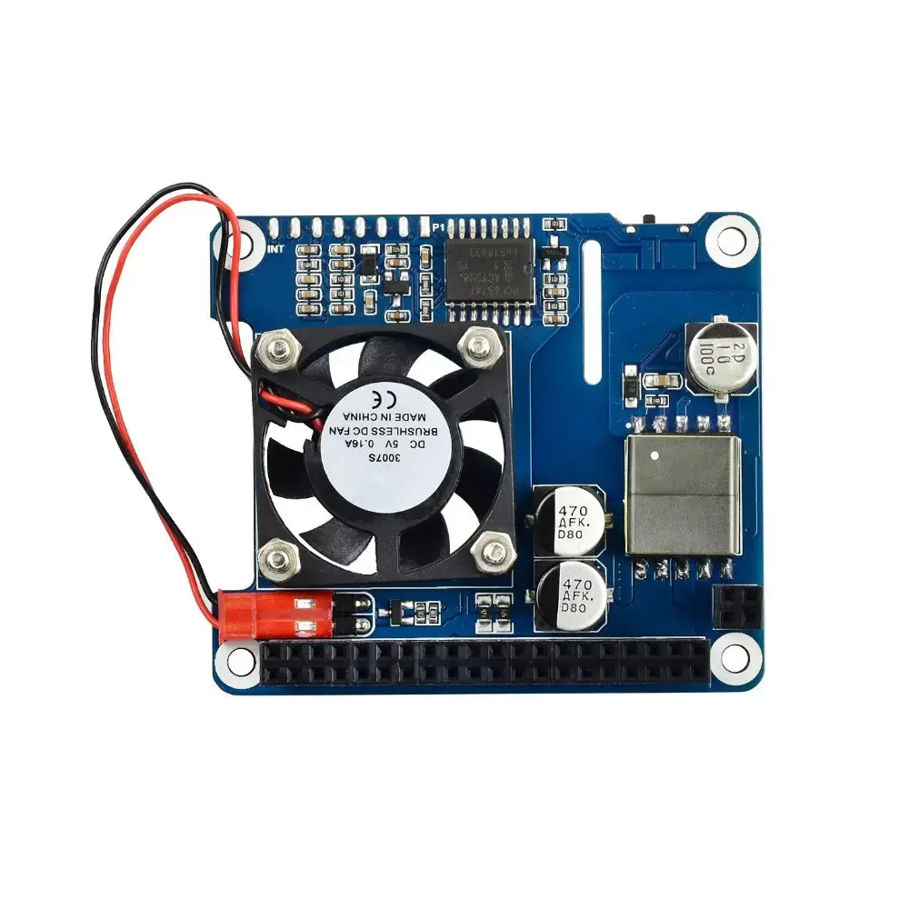 Waveshare Power Over Ethernet Hat (B) For Raspberry Pi 3B+/4B & 802.3Af Poe Network 1