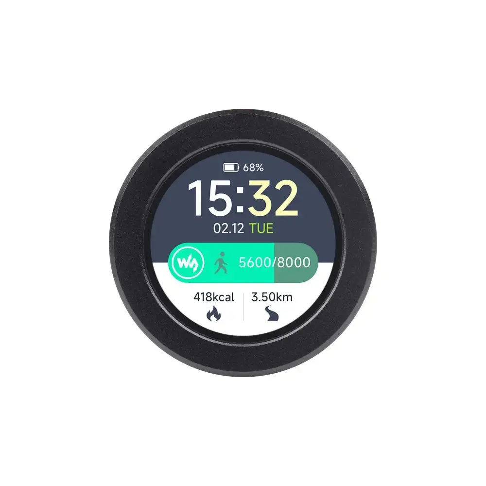 Waveshare Rp2040 Microcontroller Development Board W/ 1.28" Round Touch Lcd, Accelerometer & Gyroscope Sensor, Case 1