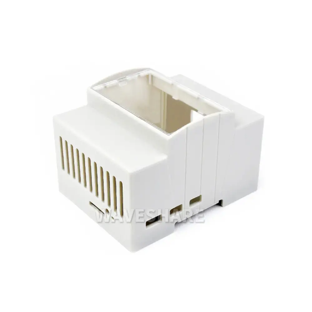 Waveshare Din Rail Abs Case For Raspberry Pi 5, Large Inner Space, Injection Moduling 1