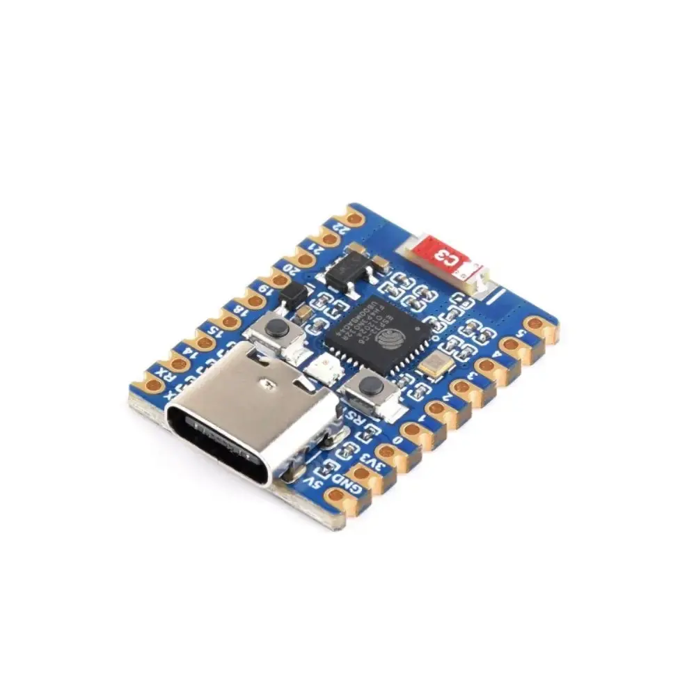 Waveshare Esp32-C6 Mini Dev Board, Based On Esp32-C6fh4, 2.4Ghz Wifi 6 & Bluetooth 5 (W/ Headers) 1