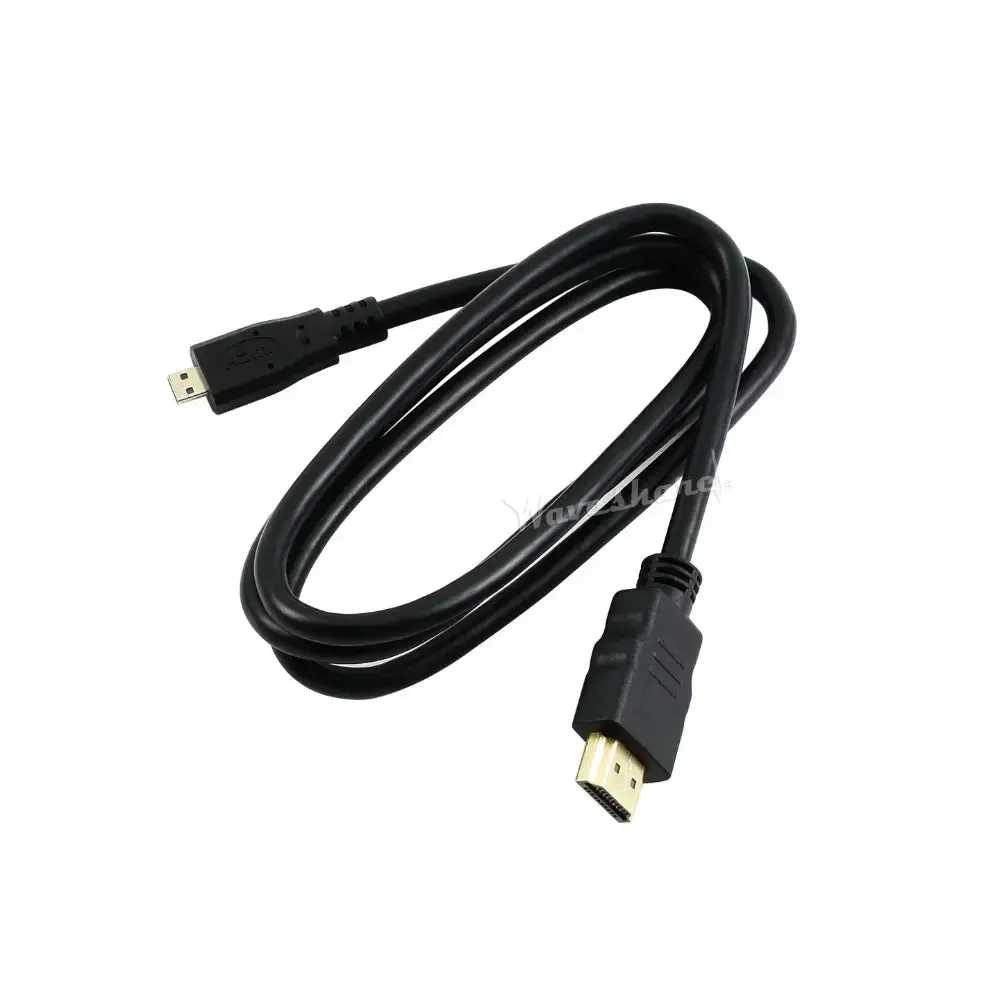 Waveshare Hdmi To Micro Hdmi Cable For Raspberry Pi 4B 1